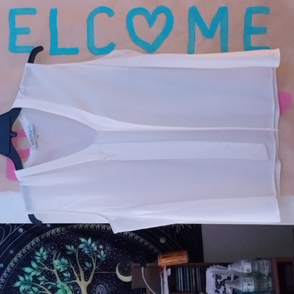Women's white formal top